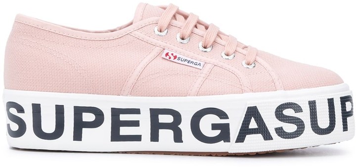 superga platform pink
