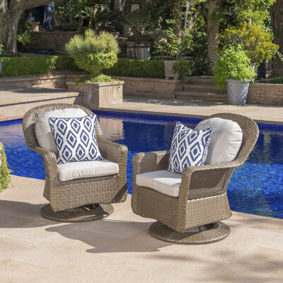 Dakota Fields LIAM SWIVEL CLUB CHAIR (Set Of 2)