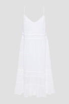 Thumbnail for your product : Velvet by Graham & Spencer Zuly pintucked cotton-voile midi dress