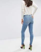 Thumbnail for your product : ASOS LISBON Mid Rise Jeans in Zoe Wash
