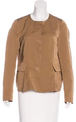 Marni Lightweight Button-Up Jacket Tan Lightweight Button-Up Jacket