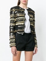 Thumbnail for your product : Saint Laurent Embroidered Fitted Jacket