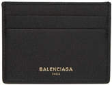 Balenciaga - Porte-cartes en cuir noir