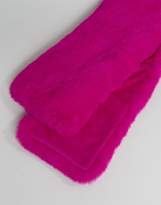 Thumbnail for your product : New Look Pink Faux Fur Stole