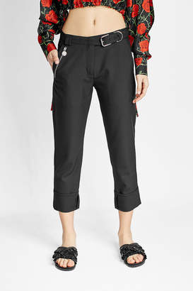 Carven Cropped Wool-Blend Pants