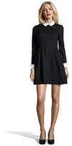 Thumbnail for your product : Jill Stuart JILL black and white cotton blend lace fit and flare dress