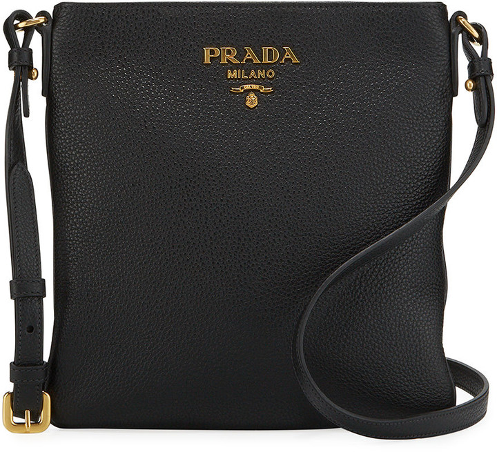 prada daino leather crossbody bag
