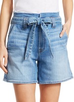 7 for all mankind paper bag shorts