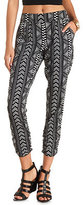 Thumbnail for your product : Charlotte Russe Mixed Print Striped Jogger Pants