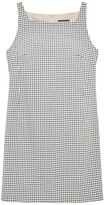 Thumbnail for your product : Theory Square-Neck Check Dress