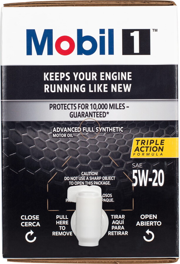 Mobil 1 Advanced Full Synthetic Motor Oil 5W-20, 12 Quart