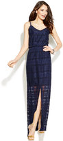 Thumbnail for your product : Vince Camuto Crochet-Lace Blouson Maxi Dress