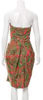 Thumbnail for your product : Thakoon Strapless Floral Print Dress