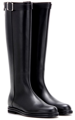 Loro Piana Wilshire leather knee-high boots