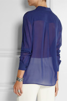 Thumbnail for your product : Mary Katrantzou Gala printed silk-georgette shirt