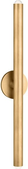 Visual Comfort Modern Ebell LED Wall Sconce in Silver Size: Large