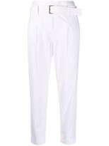 Thumbnail for your product : Gentry Portofino Paperbag Belted Cropped Trousers
