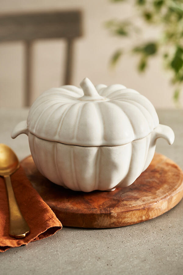 Ceramic Pumpkin Tureen at Terrain