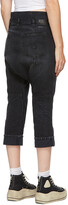 Thumbnail for your product : R 13 Black Staley Cross-Over Jeans