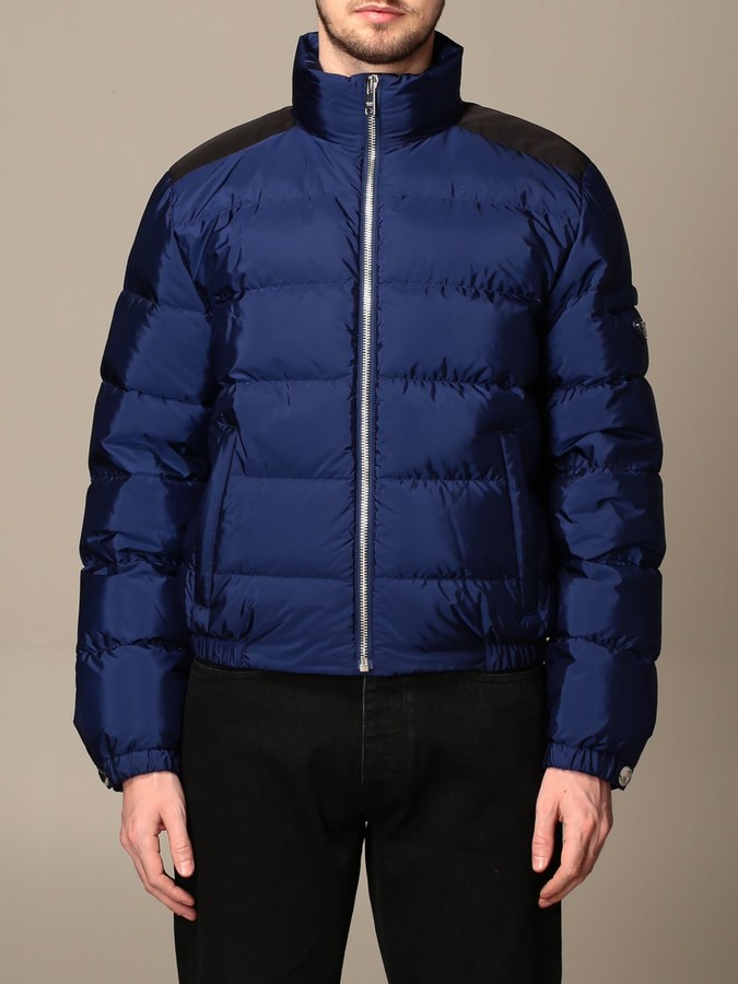 Prada down jacket in padded technical fabric - ShopStyle Outerwear