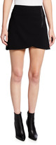 Thumbnail for your product : Alice + Olivia Lennon Side-Zip Overlap Mini Skirt