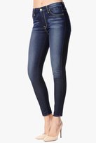 Thumbnail for your product : 7 For All Mankind High Waist Ankle Skinny Contour In Riche Touch Medium Dark (28" Inseam)