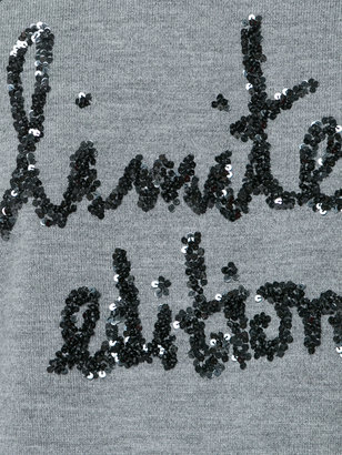 Alice + Olivia sequin embroidered sweater