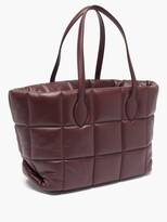 Thumbnail for your product : KHAITE Florence Quilted Leather Tote Bag - Burgundy