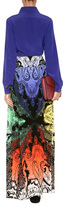Thumbnail for your product : Etro Silk Stretch Patterned Maxi Skirt