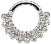 Maria Tash 5/16′ Cubic Zirconia Aspara Hoop Earring