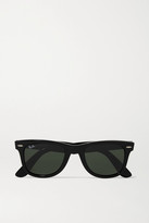 Thumbnail for your product : Ray-Ban Wayfarer Square-frame Acetate Sunglasses - Black