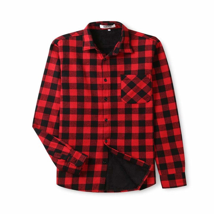 mens insulated flannel jacket