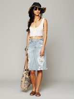 Thumbnail for your product : Free People LA Lady Denim Skirt