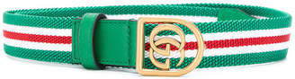 Gucci GG logo stripe belt