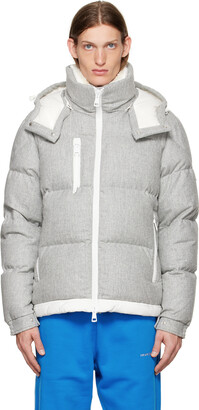 Moncler Gray Tarentaise Down Jacket - ShopStyle 