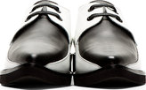Thumbnail for your product : McQ Black & White Leather Kim Winklepickers