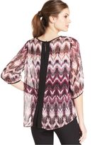Thumbnail for your product : Amy Byer BCX Juniors' Printed High-Low Top