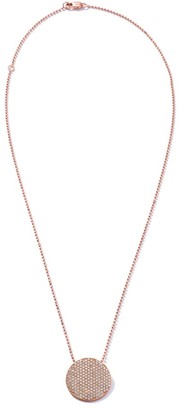 Phillips House 14K Rose Gold & Diamond Pave Large Infinity Disc Necklace