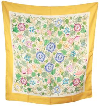 Gucci Yellow Silk Scarves