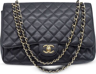 Chanel Pre Owned 2012 Double Flap Maxi shoulder bag - ShopStyle