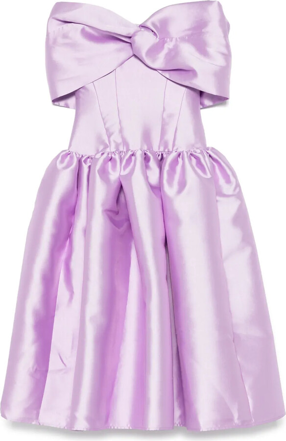 Marques Almeida Bow-Detail Midi Dress