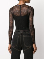 Thumbnail for your product : RED Valentino Lace Bodysuit