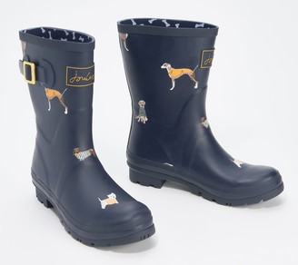 womens dog print rain boots