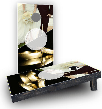 Custom Cornhole Boards Wedding Rings Cornhole Game Set