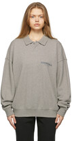 Thumbnail for your product : Essentials Grey Long Sleeve Polo