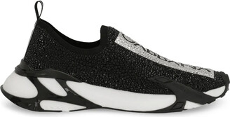 dolce and gabbana logo print sneakers