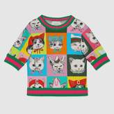 Thumbnail for your product : Gucci Children's pets print sweatshirt