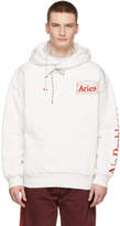 Thumbnail for your product : Aries White Double Thickness Temple Hoodie