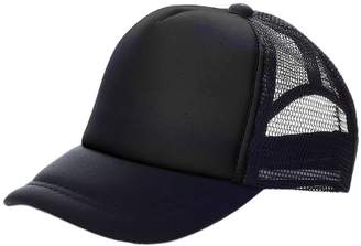 Opromo Kids Two Tone Mesh Curved Bill Trucker Cap, Adjustable Snapback, 14 Colors