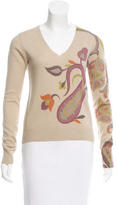 Thumbnail for your product : Etro Paisley Print Cashmere Sweater
